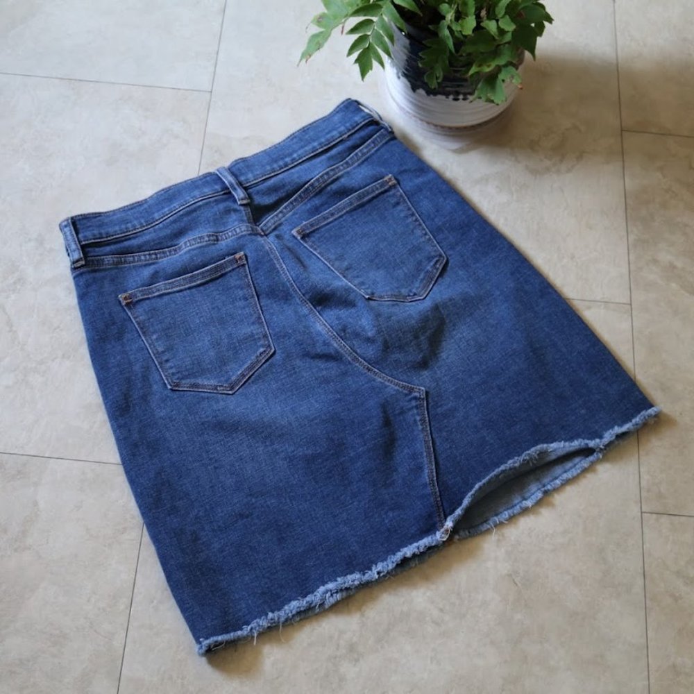 J.Crew Raw Hem Denim Skirt - Style #H4917 - Picture 15 of 16